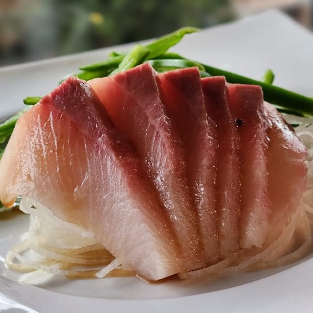 Hamachi Carpaccio.